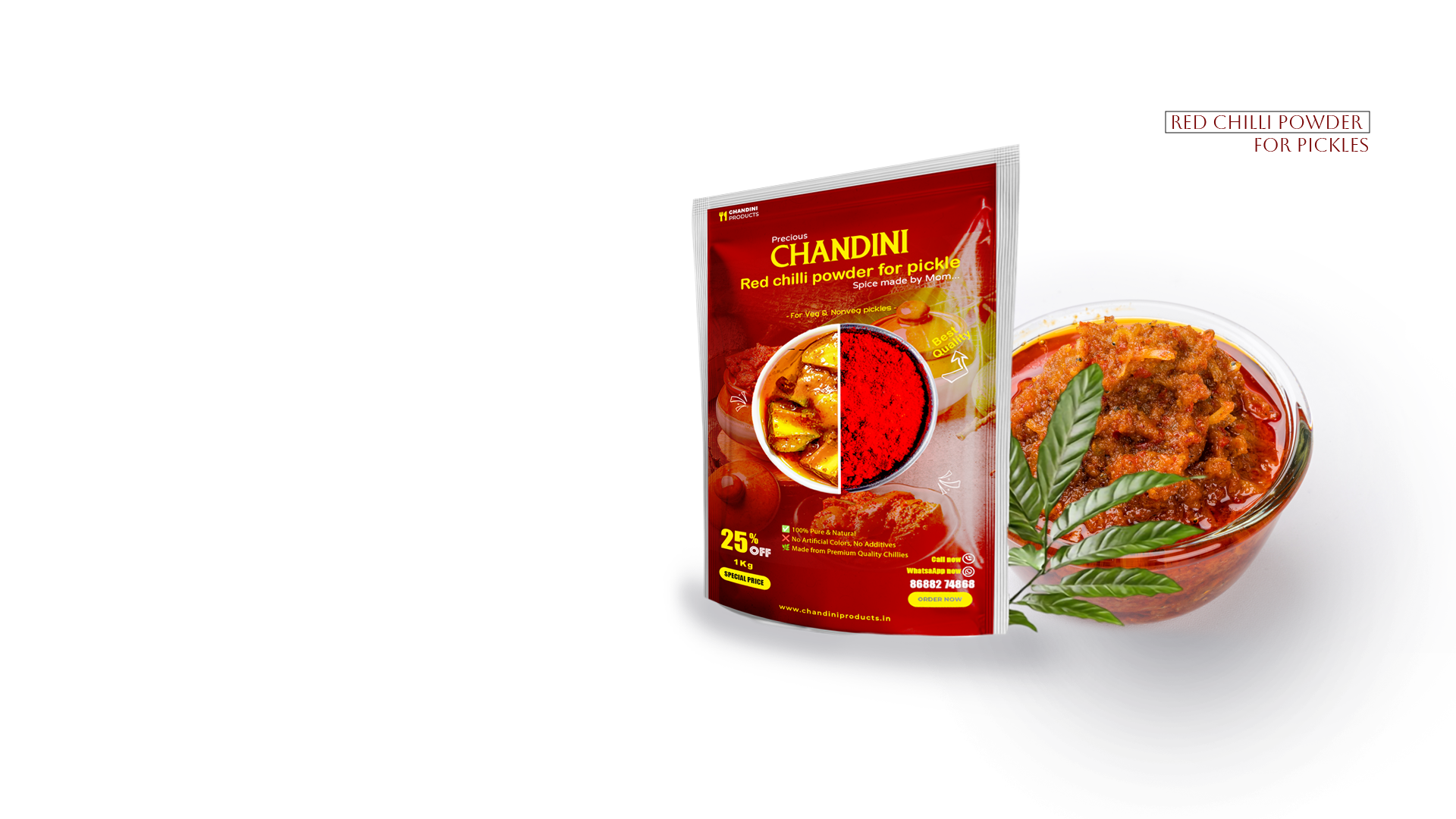 🌶 Chilli Powder for Pickles - Bold | Coarse | Pickle-Perfect - Image 2