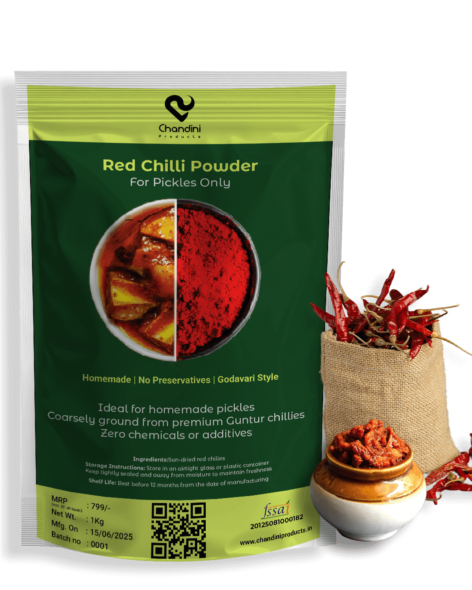 🌶 Chilli Powder for Pickles - Bold | Coarse | Pickle-Perfect