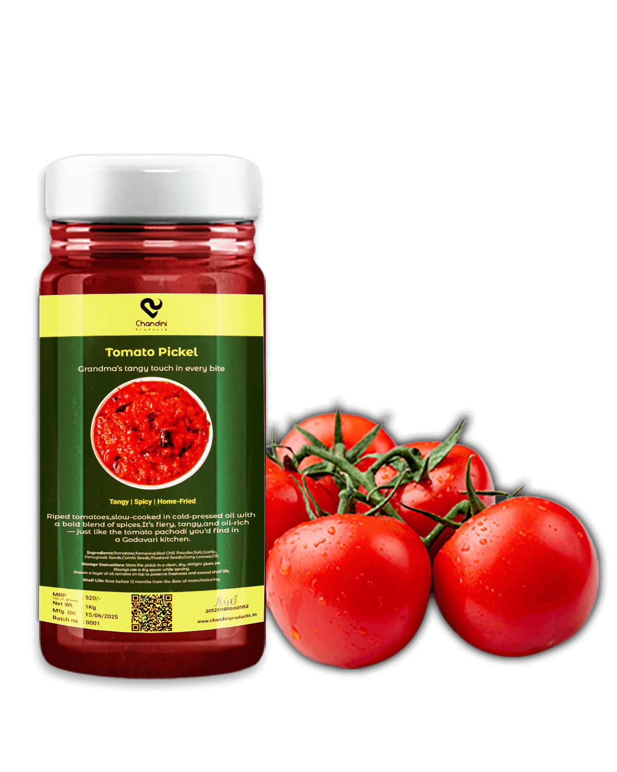 π
Andhra(Godavari) Tomato Pickle - Tangy | Spicy | Home-Fried